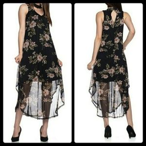 ***CLOSET CLOSING*** Black Floral Dress Maxi